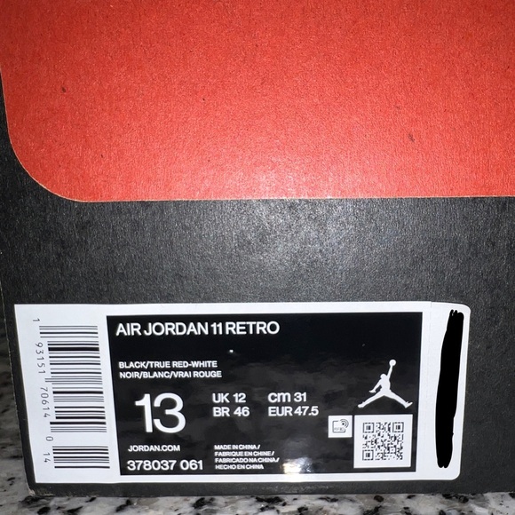 Jordan 11 Retro Blue & White Men’s 13 - Picture 2 of 5